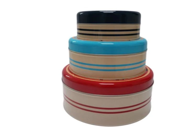 Round Tin Can, Cookie Can