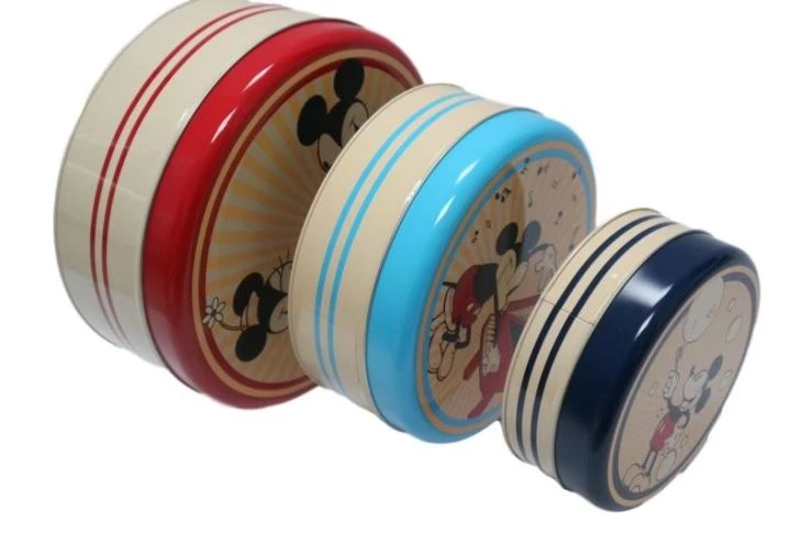 Round Tin Can, Cookie Can